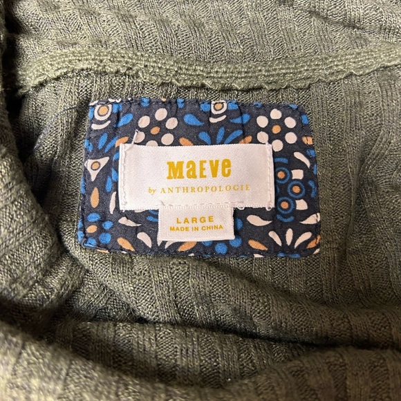 Maeve by Anthropologie Forest Green Turtleneck Sweater - Picture 3 of 4